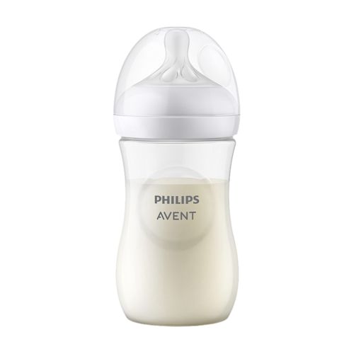 image - 986425751 - Biberon da 260 ml con tettarella Flusso 3, ideale per l'allattamento naturale grazie alla forma a seno e al rilascio del latte solo durante la suzione attiva del bambino. - 4868941_2.jpg