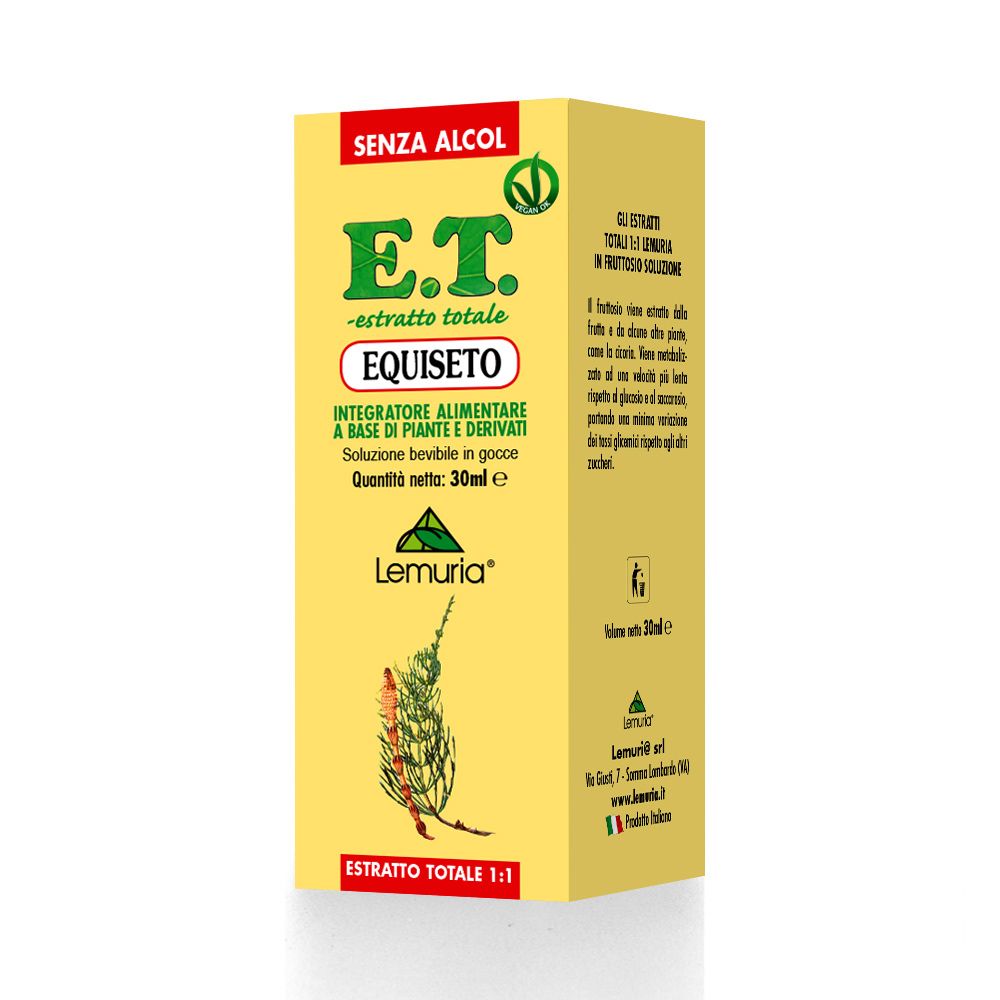 Equiseto Estratto Totale 1:1 Senza Alcool Soluzione Bevibile In Gocce 30ml