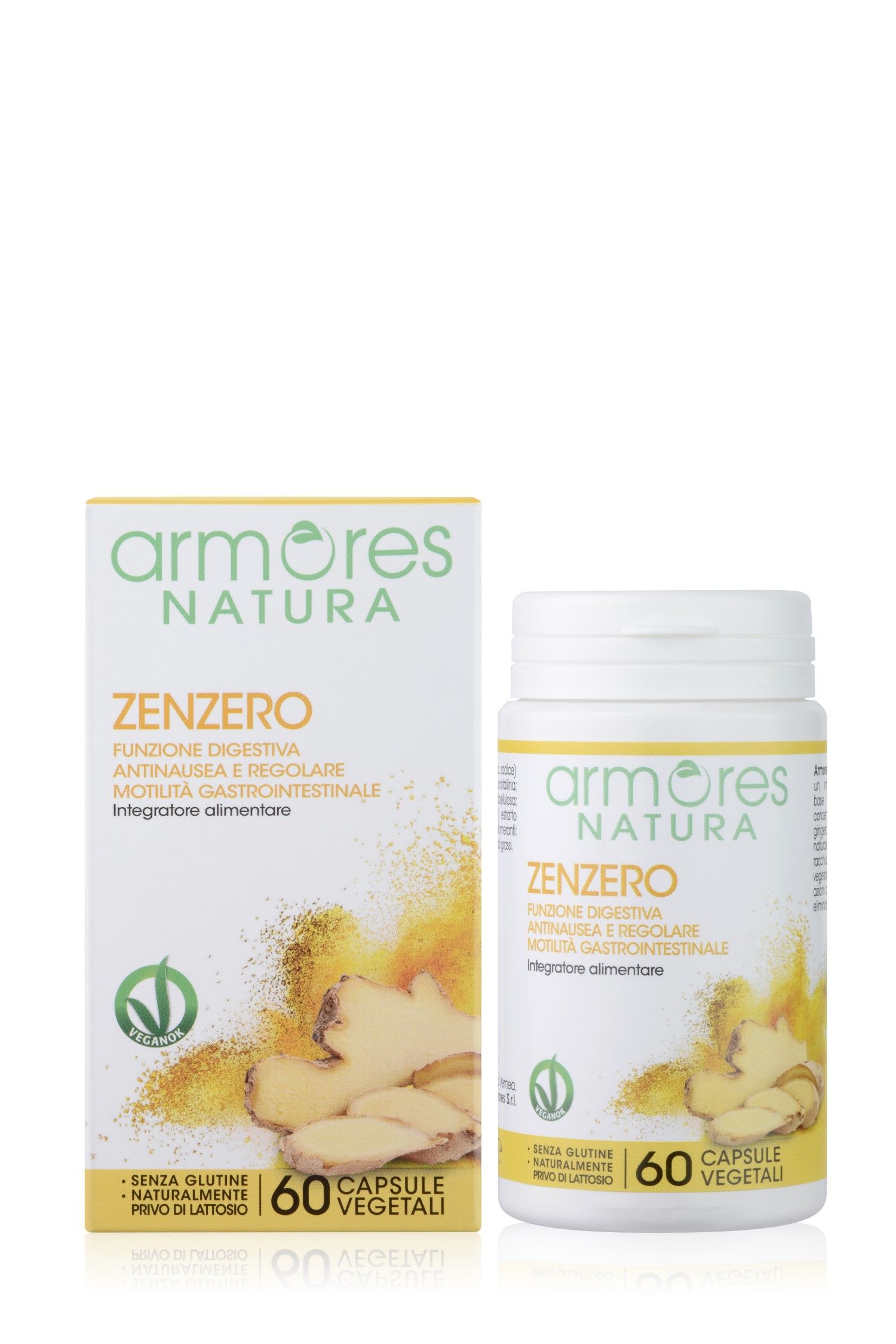 Armores Natura Integratore Zenzero 60 Capsule Vegetali