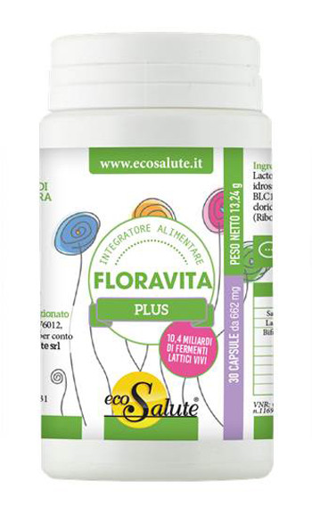 Floravita Plus Integratore Di Fermenti Lattici 10,4 Miliardi 30 Capsule