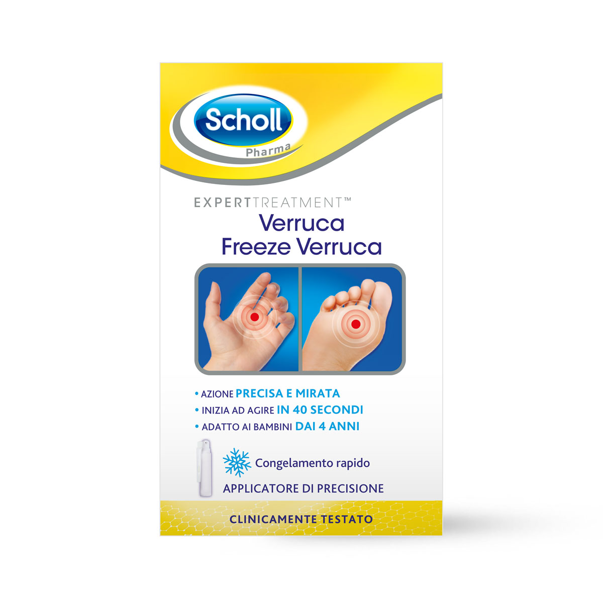 Scholl Freeze Verruca 1 Bomboletta + 12 Applicatori