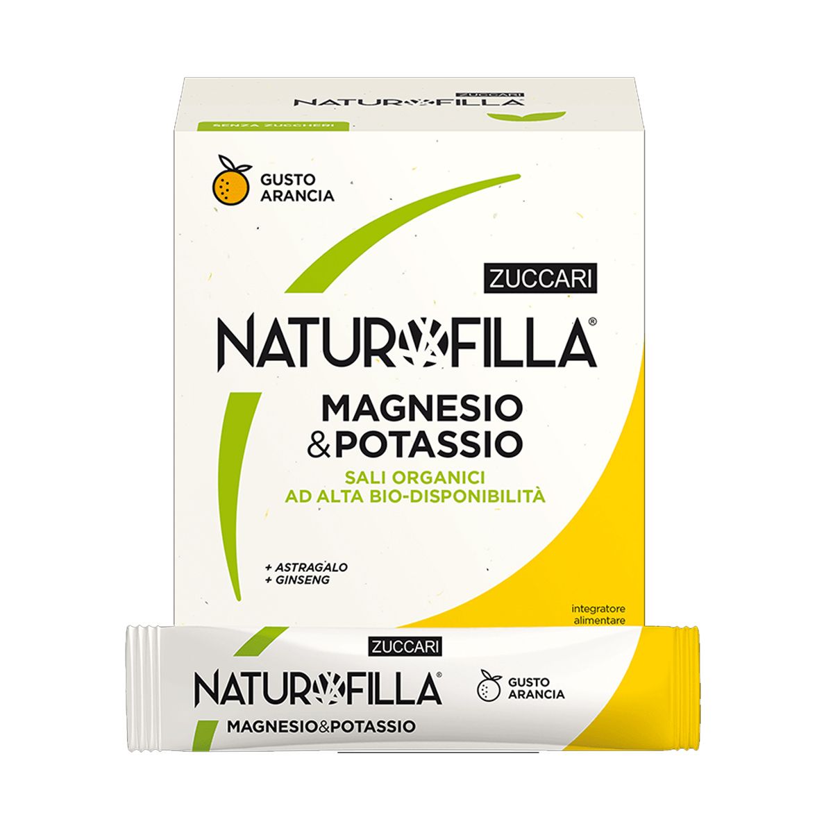 Naturofilla Magnesio E Potassio Gusto Gusto Arancia 28 Stickpack