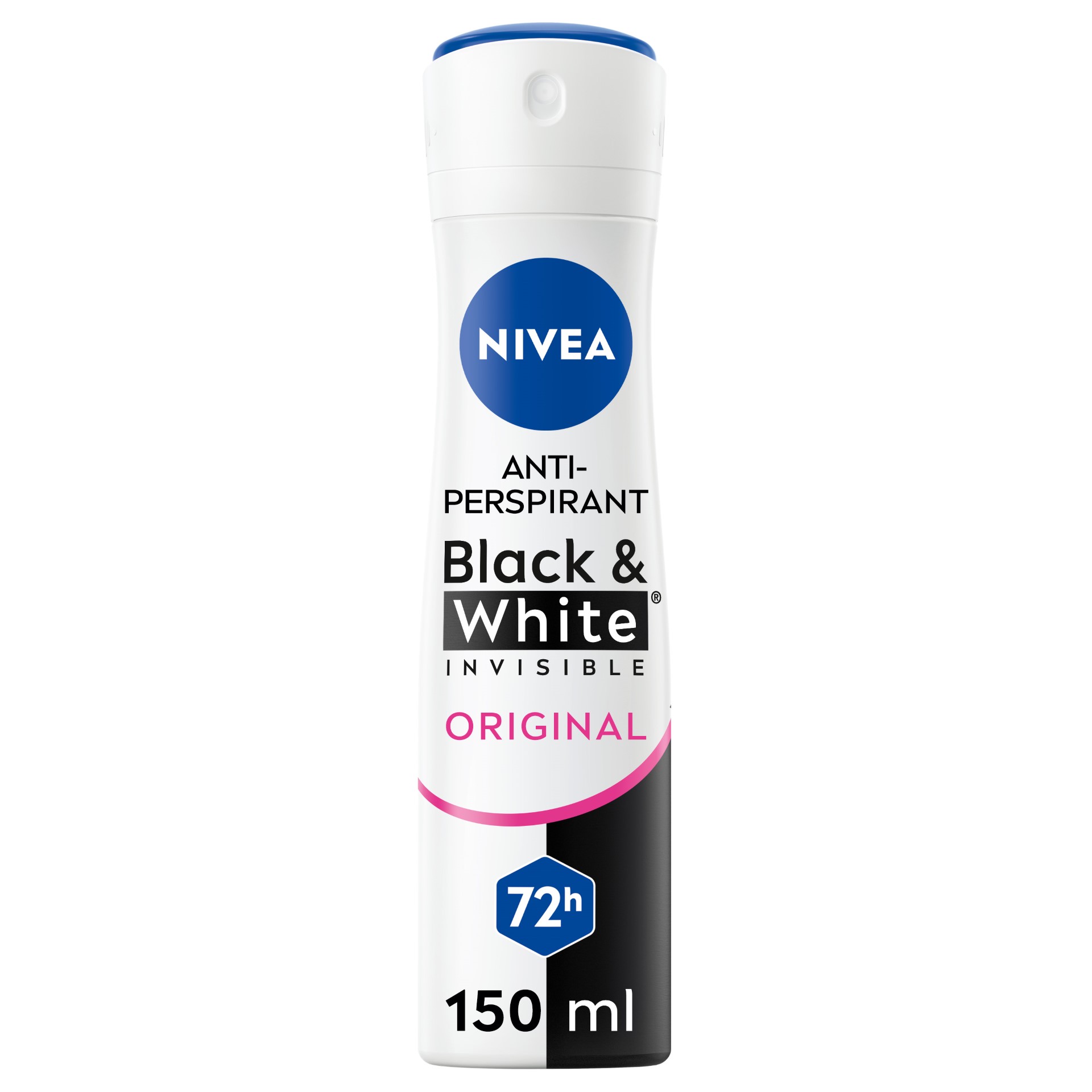 Nivea Black E White Invisible Original Deodorante Spray Donna 150ml