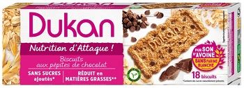 Dukan Biscotto Crusca D'avena Con Gocce Di Cioccolato 18 Biscotti