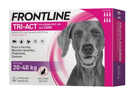 104672124 - Frontline Tri-Act Spot On Soluzione Cani 20-40kg 6 pipette 0,5ml 33,38mg+252,4mg - 4711783_3.jpg