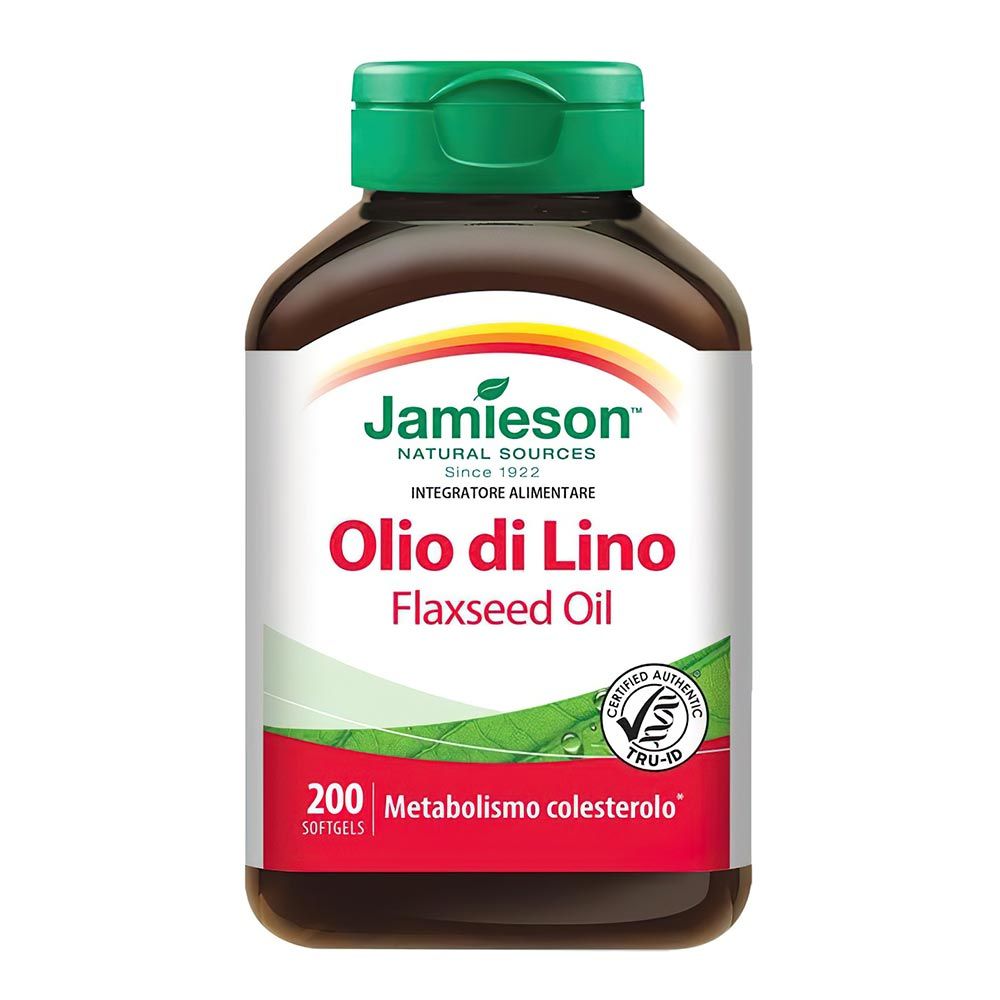 Jamieson Olio Di Lino Integratore Colesterolo 200 Softgel