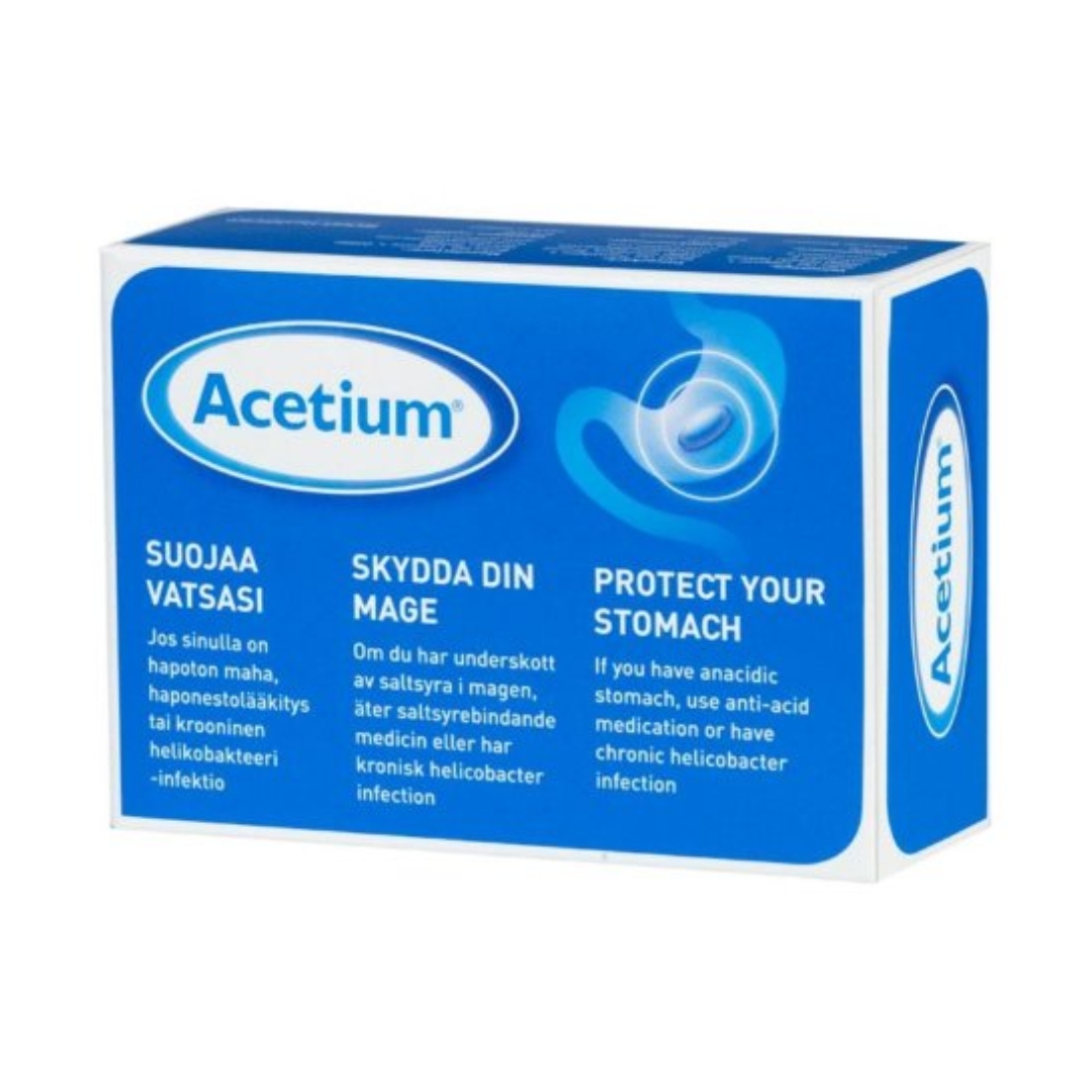 Acetium Trattamento Per Acidità Di Stomaco 60 Capsule