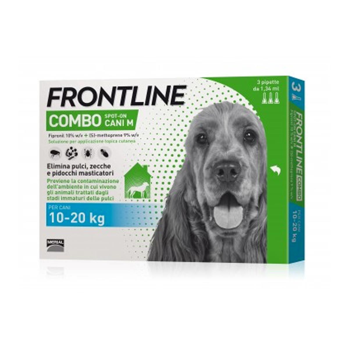 Frontline Combo Spot-on Cani M 10-20kg 3 Pipette