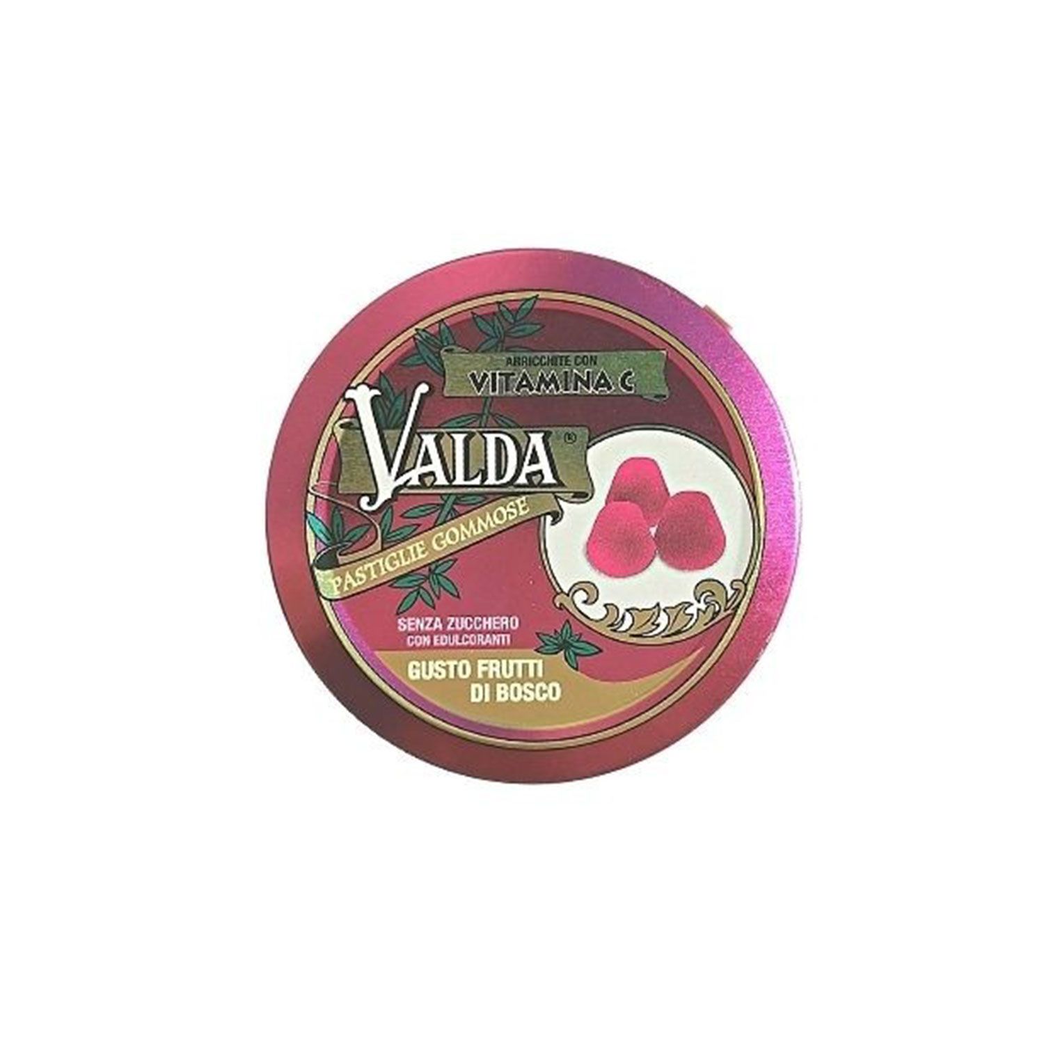 Valda Vitamina C Frutti Di Bosco Pastiglie Gommose Balsamiche 50g