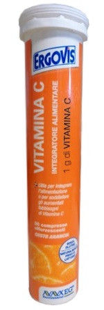 Ergovis Vit C 1000mg 20 Compresse Effervescenti