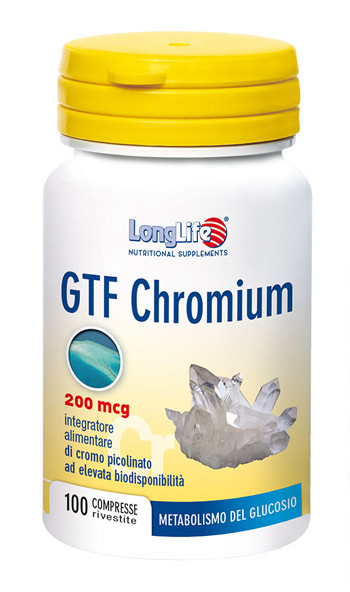 Longlife Gtf Chromium Integratore 100 Compresse