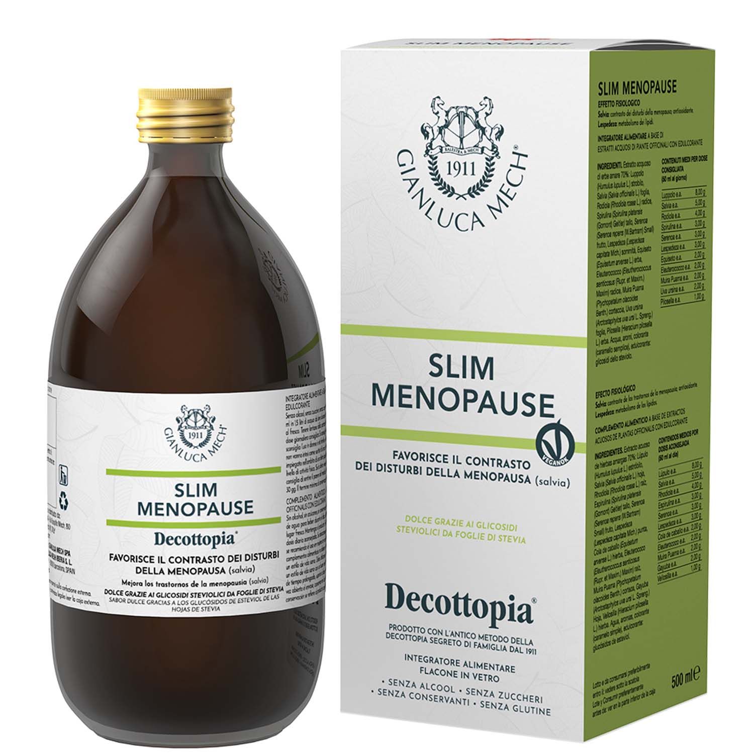 Gianluca Mech Slim Menopause Integratore Menopausa 500ml