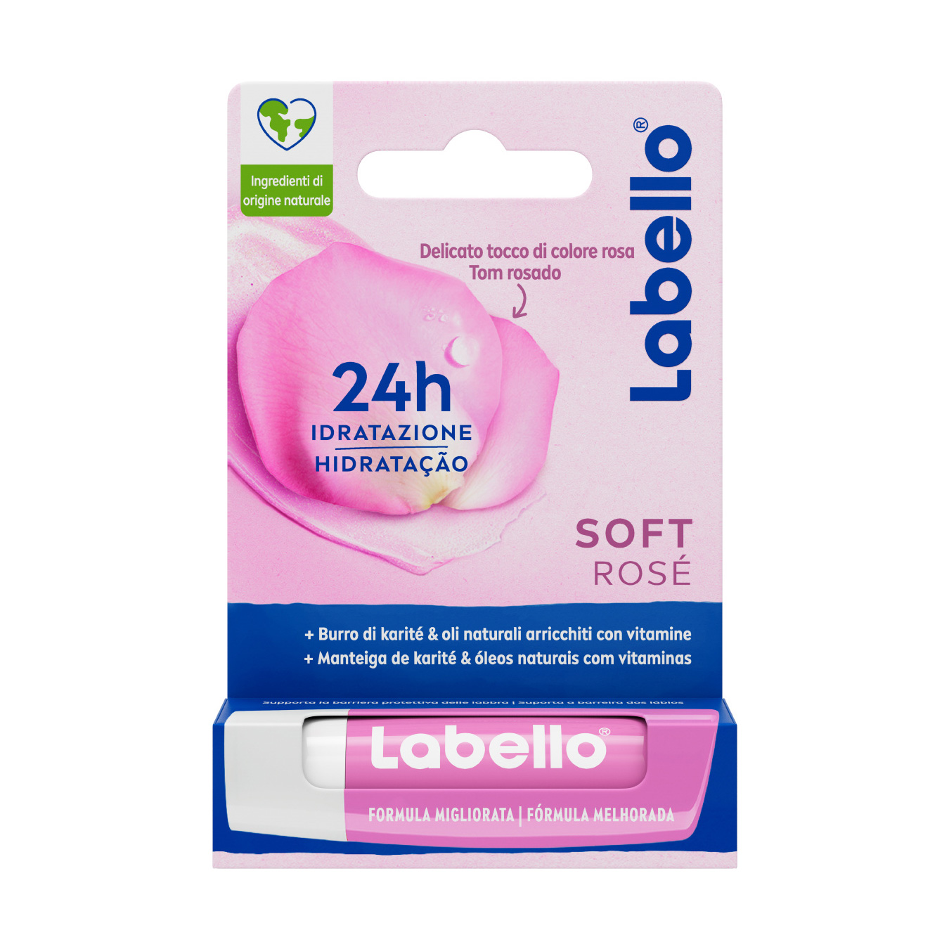 Labello labbra balsamo idratazione Soft Rosé 4,8g