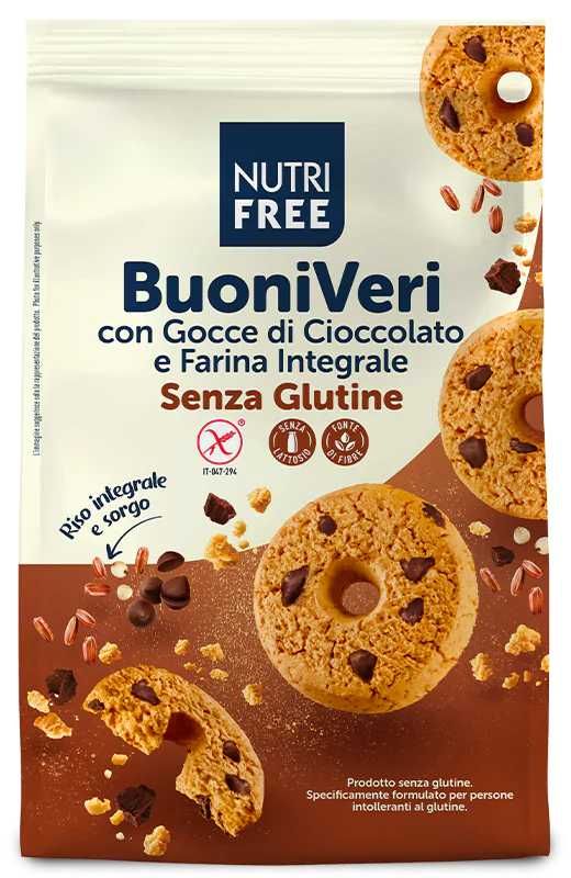 Nutrifree Buoni Veri Gocce Cioccolato Farina Integrale 250g