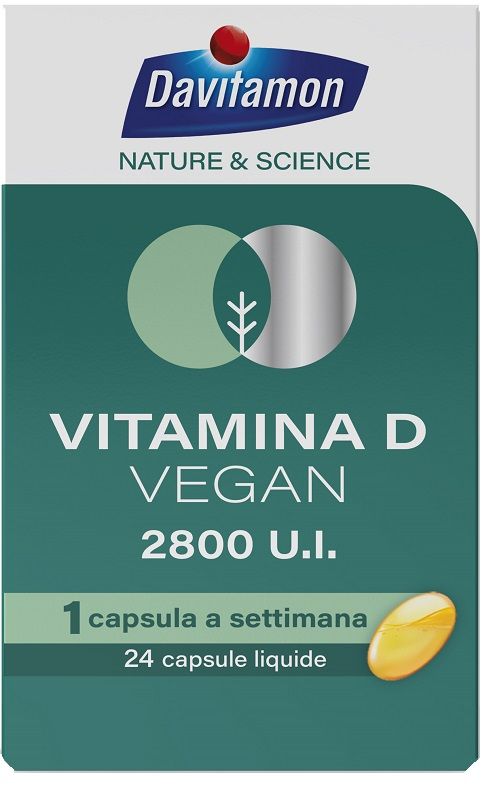 Davitamon Vitamina D Vegan Integratore Vitamina D 24 Capsule