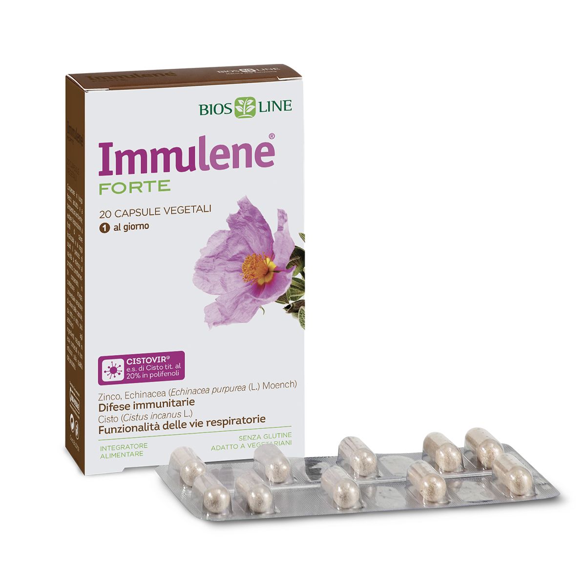 Bios Line Immulene Forte Integratore immunostimolante 60 Capsule