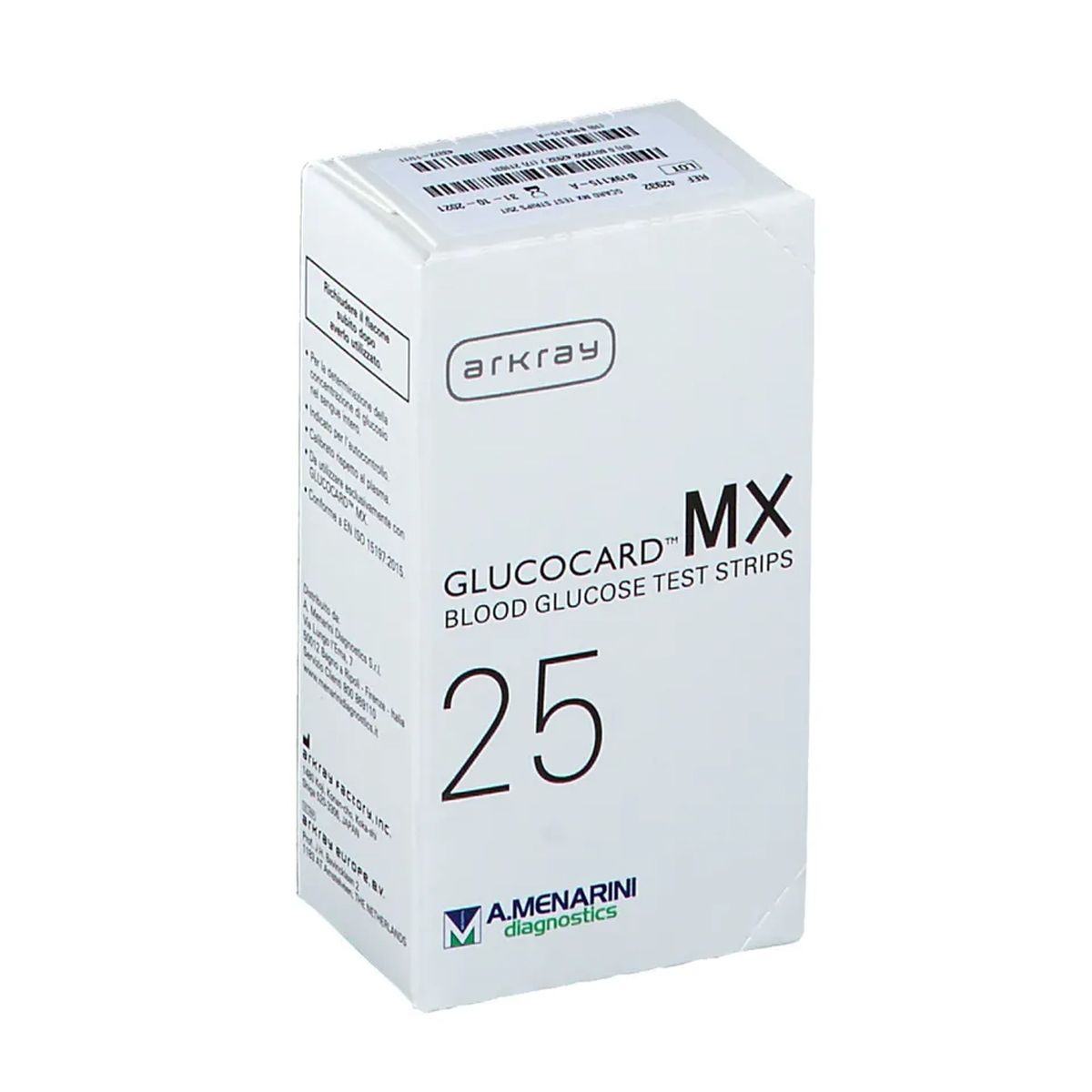 Glucocard Mx Blood Strisce Reattive Glicemia 25 Pezzi