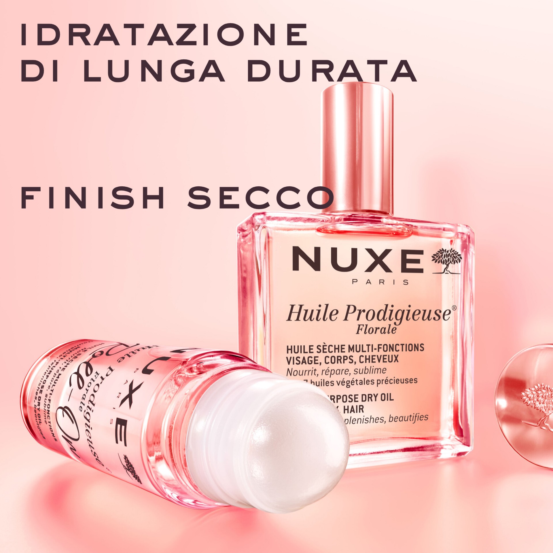 image - 951990720 - Olio secco multifunzione in formato roll-on, nutre e illumina viso, corpo e capelli con una delicata fragranza floreale. Texture leggera a rapido assorbimento per una pelle morbida e radiosa. - 4865530_3.jpg