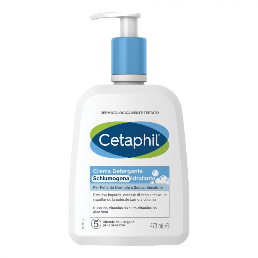 Cetaphil Crema Detergente Schiumogena Idratante 473ml