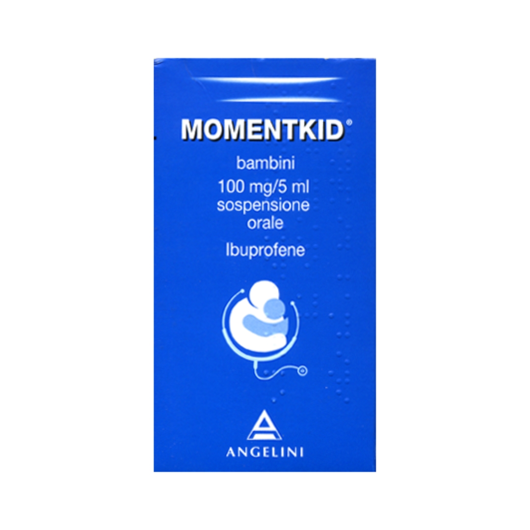 Momentkid Bambini 100mg/5ml Sospensione Orale Gusto Miele E Banana 150ml