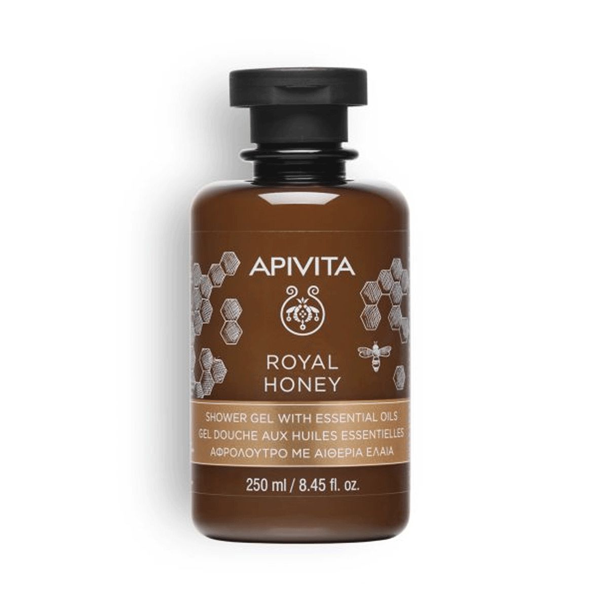 Apivita Royal Honey Doccia gel Cremoso Con Oli Essenziali 250ml