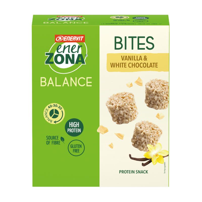 Enervit Enerzona Balance Bites Vaniglia E White Cioccolato 5 Minipack