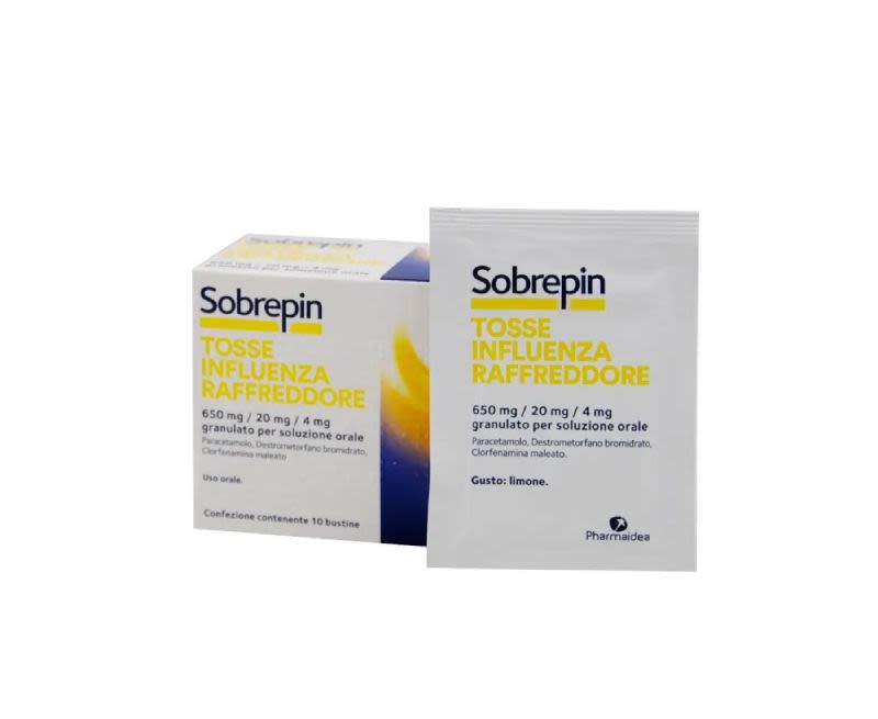 049753015 - Sobrepin 650mg+20mg+4mg Tosse Influenza Raffreddore Orale Granulato 10 buste - 4711754_2.jpg