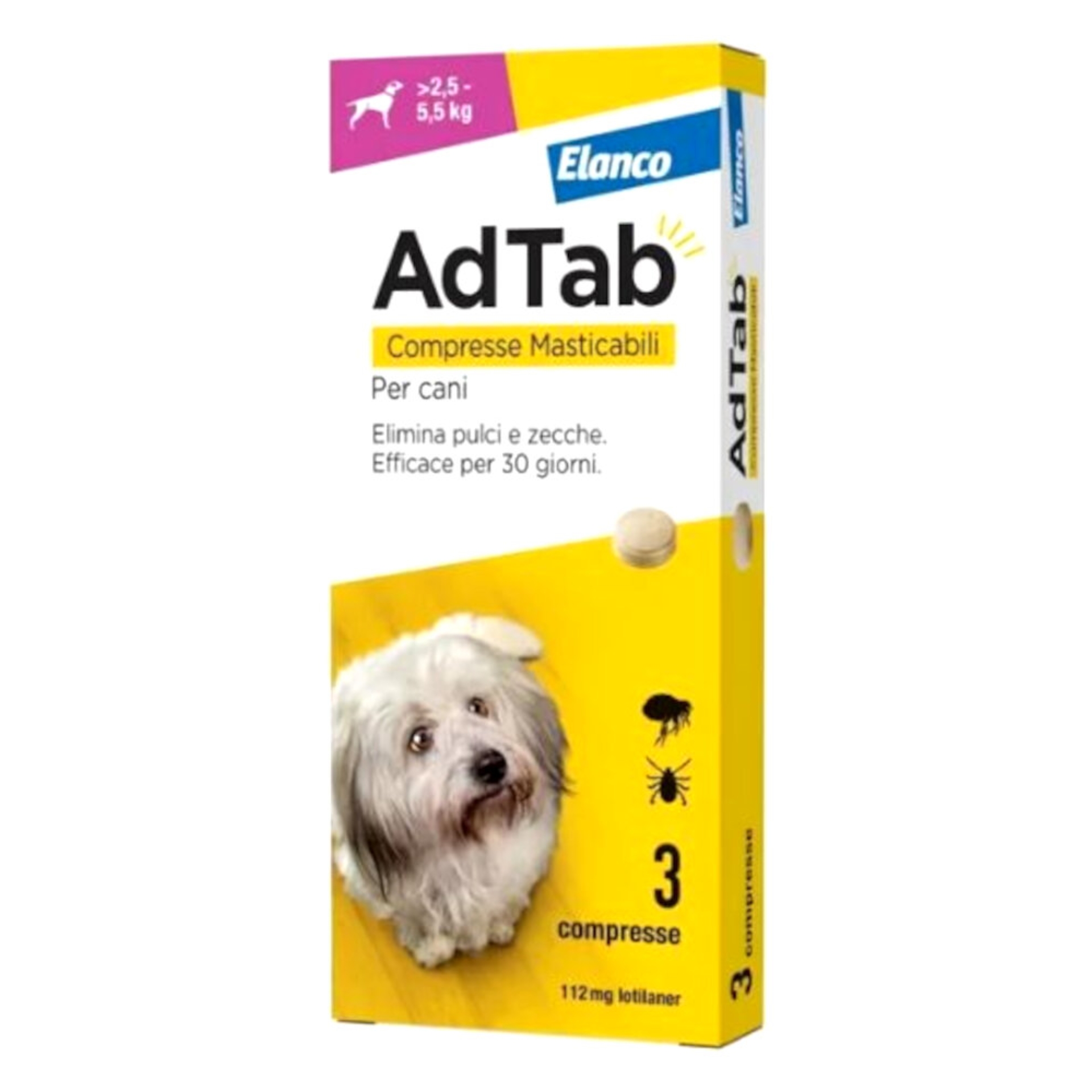 105723047 - ADTAB*3 cpr masticabili 112 mg per cani da 2,5 a 5,5 Kg - 0005600_1.jpg