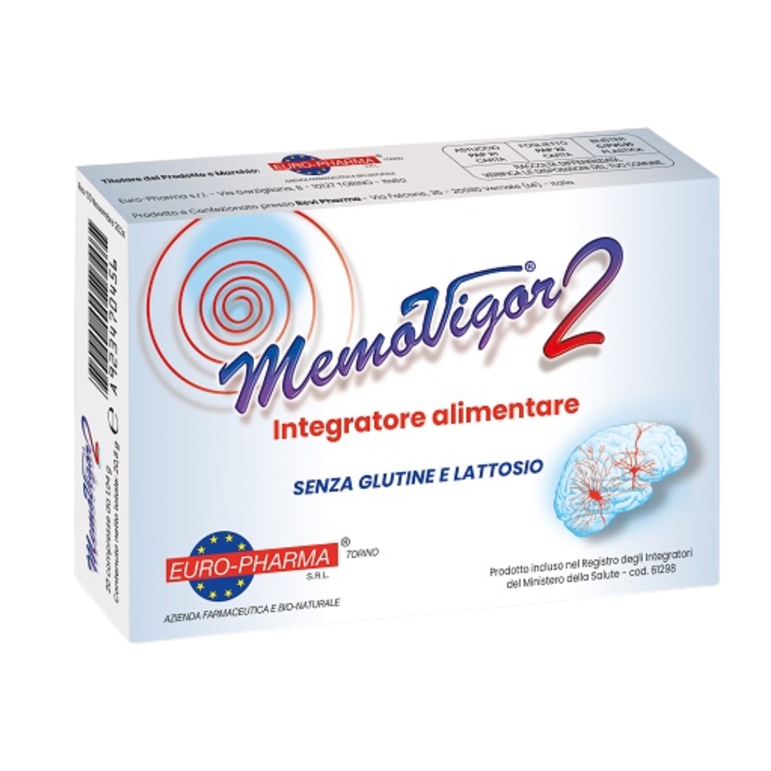 Memovigor 2 Integratore Memoria 20 Compresse