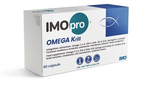 Imopro Omega Krill Integratore Salute Cardiovascolare 60 Capsule