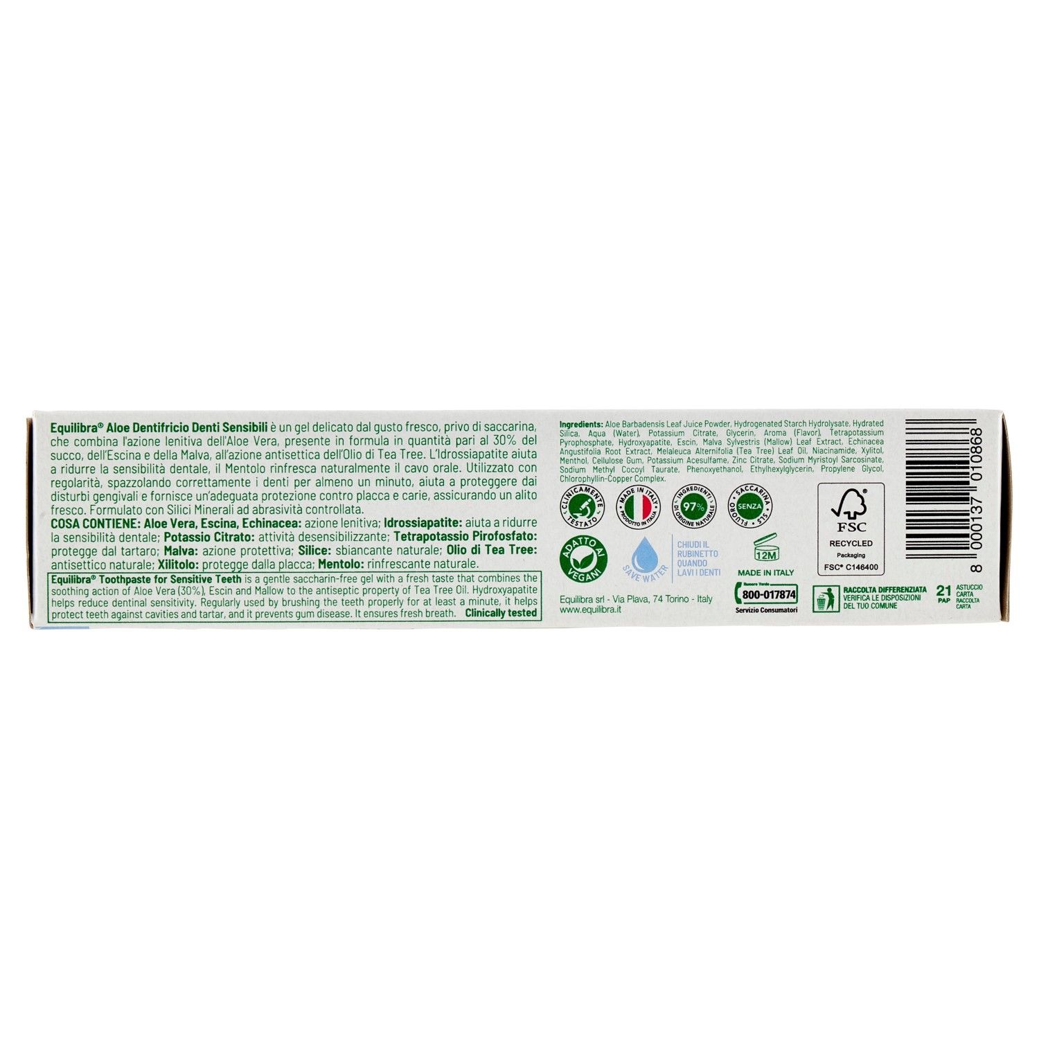 image - 921830170 - Equilibra Aloe Dentifricio Denti Sensibili 75ml - 4717849_4.jpg
