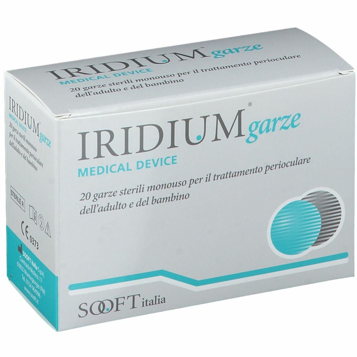 Iridium Garza Oculare Med 20 Pezzi