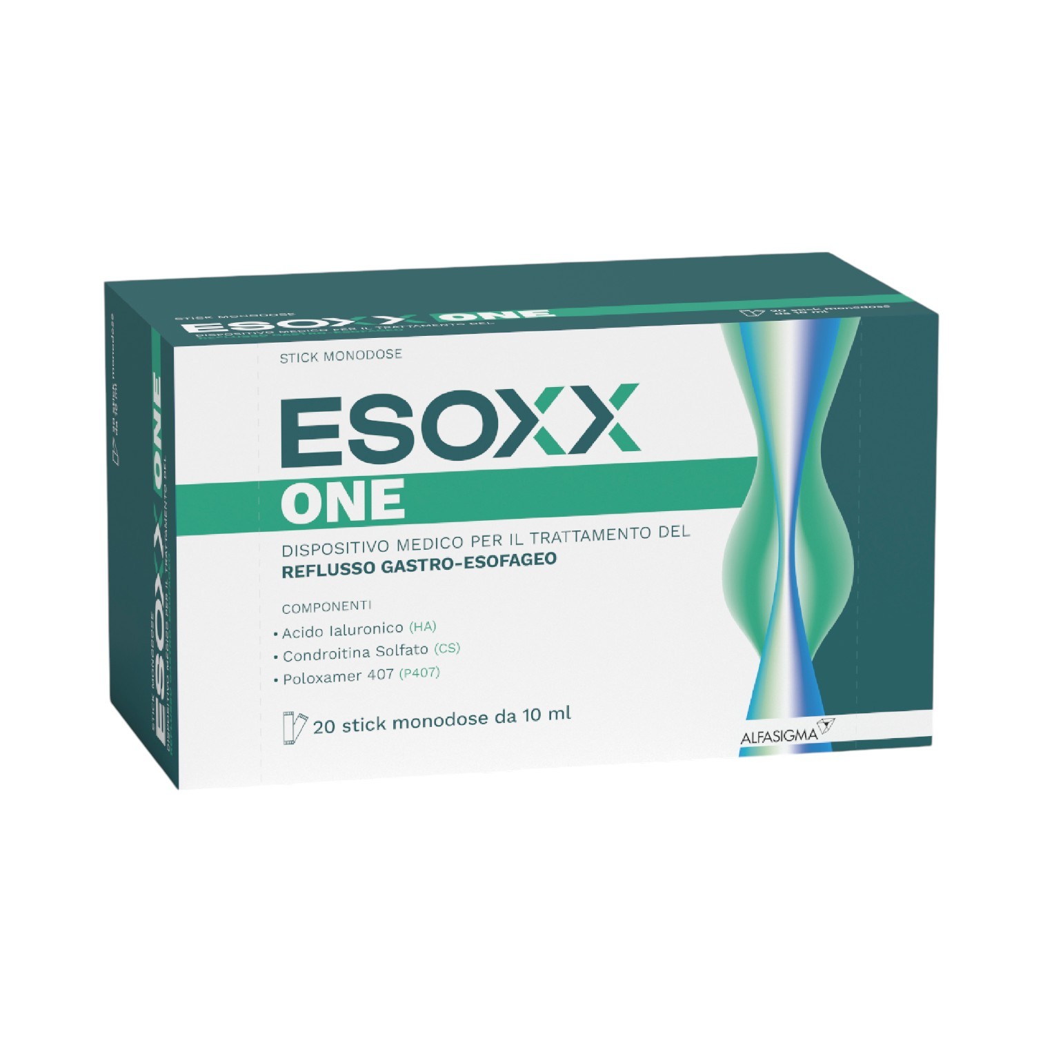 Esoxx One Reflusso Gastrico E Bruciore Di Stomaco 20 Bustine Stick 10ml