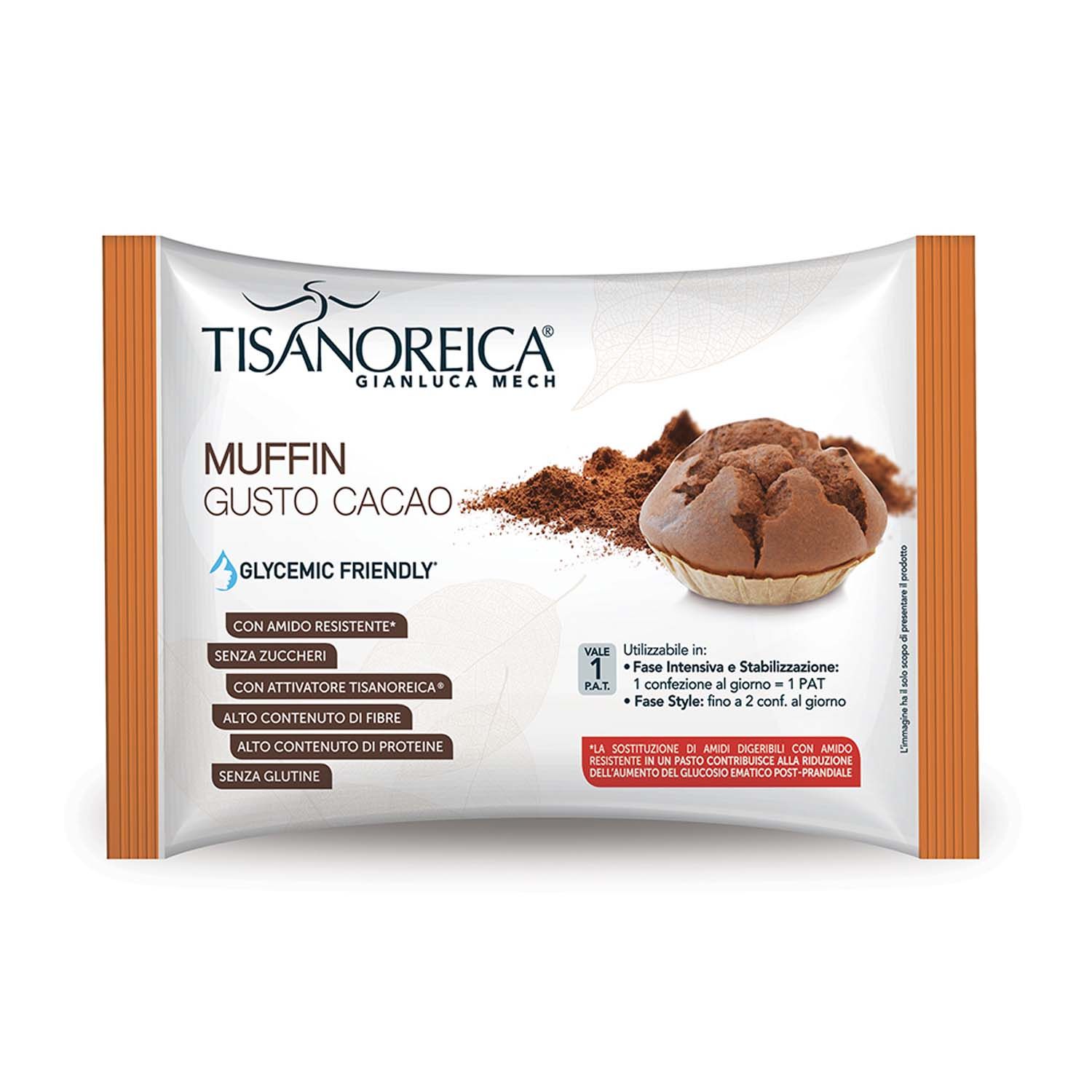 Gianluca Mech Tisanoreica Muffin Proteico Gusto Cacao 40g