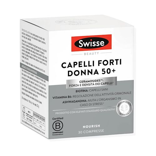 image - 989656780 - SWISSE CAPELLI FORTI DONNA 50+ 30 COMPRESSE - 4822484_3.jpg