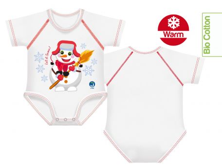 982737304 - J-Bimbi Body neonato 0-36 mesi Cotone Bio Pupazzo di neve - 4738957_2.jpg