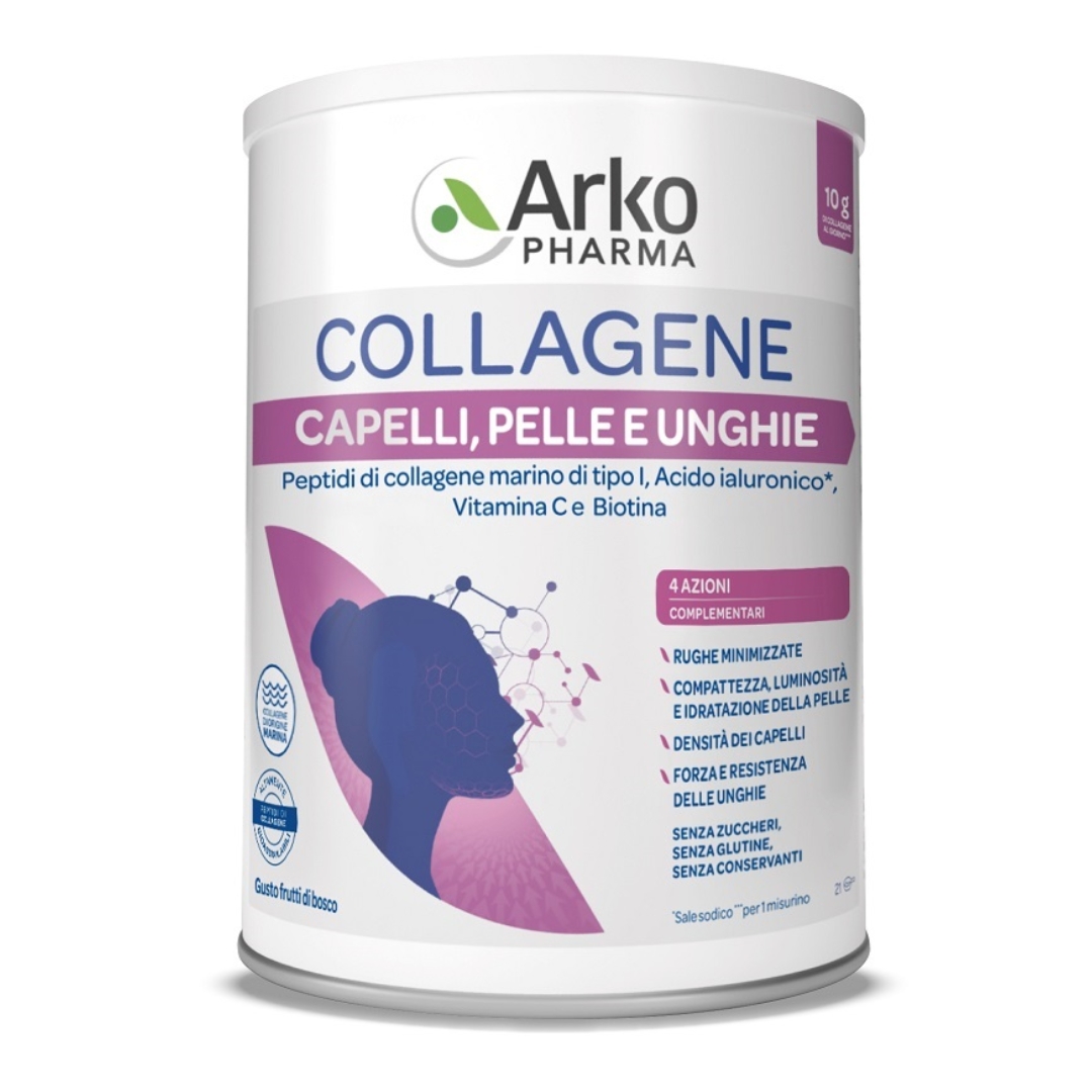 Arkopharma Collagene Integratore Capelli Pelle Unghie 260g