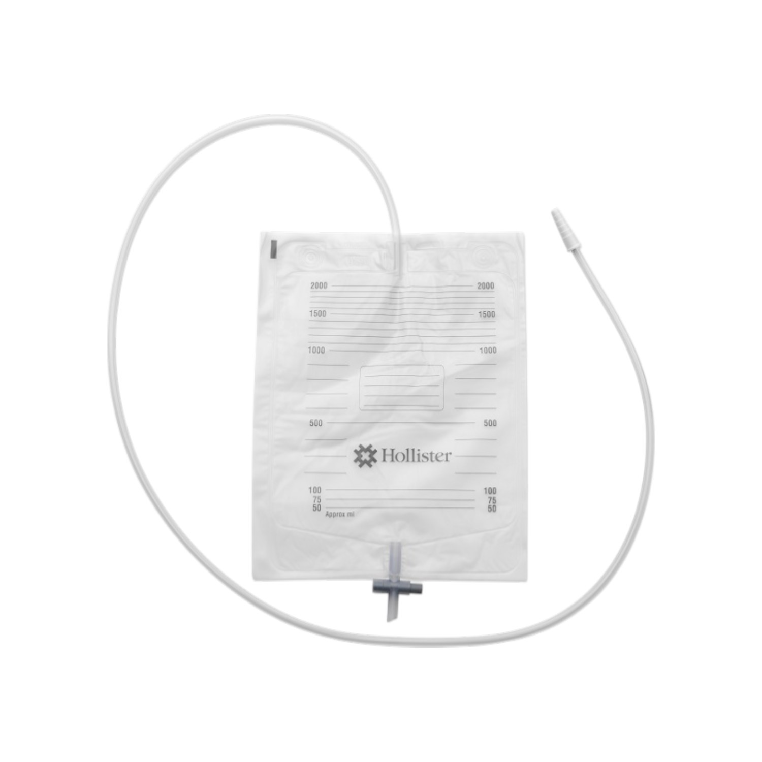 image - 921189344 - Sacca per urina da letto con tubo di 130cm, sistema antireflusso, rubinetto di scarico a croce e scala graduata fino a 2.000ml. - 7868782_2.jpg