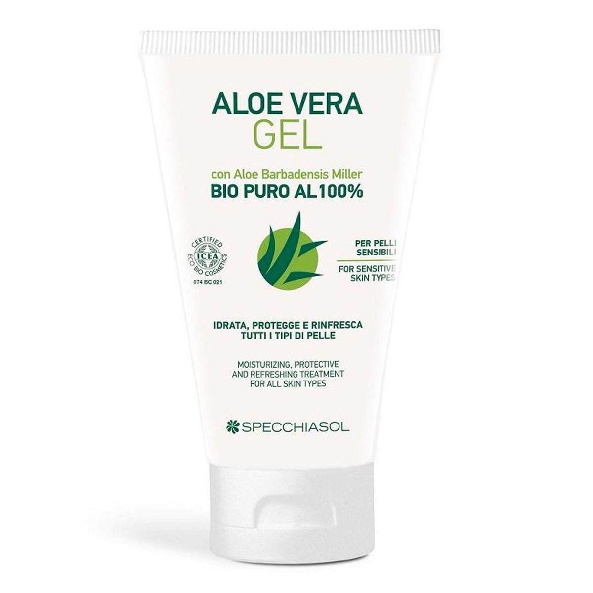 Aloe Vera Gel Corpo Bio Puro 100% 150ml