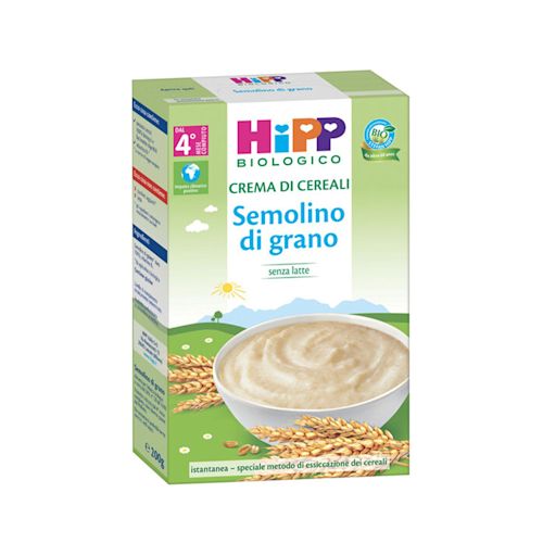 image - 984462097 - Crema di semolino di grano biologico al 100%, ideale per lo svezzamento dal 4° mese, senza zuccheri aggiunti, latte e glutine, con vitamina B1. - 4866356_2.jpg