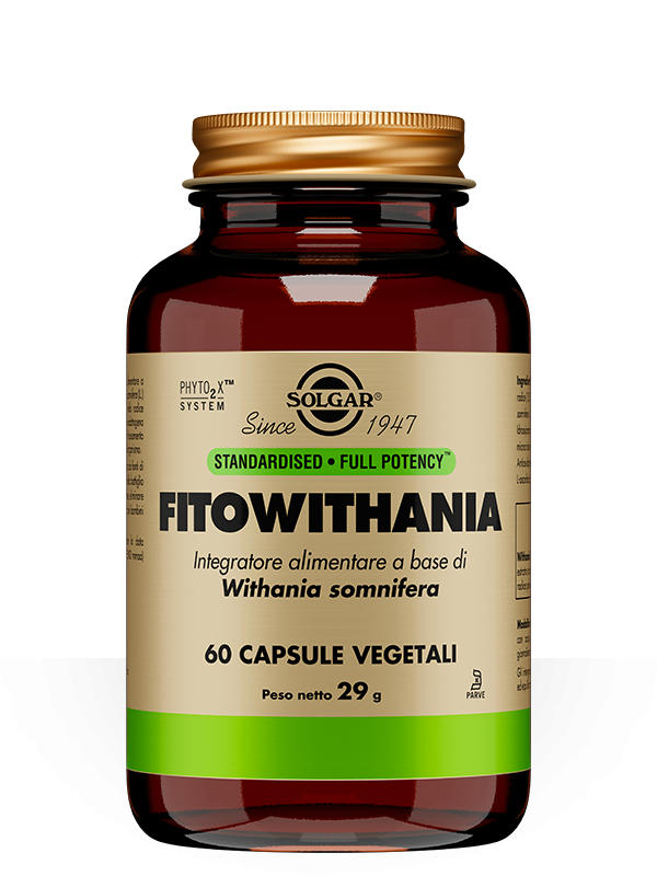 Solgar Fitowithania Integratore Di Withania Somnifera 60 Capsule Vegetali