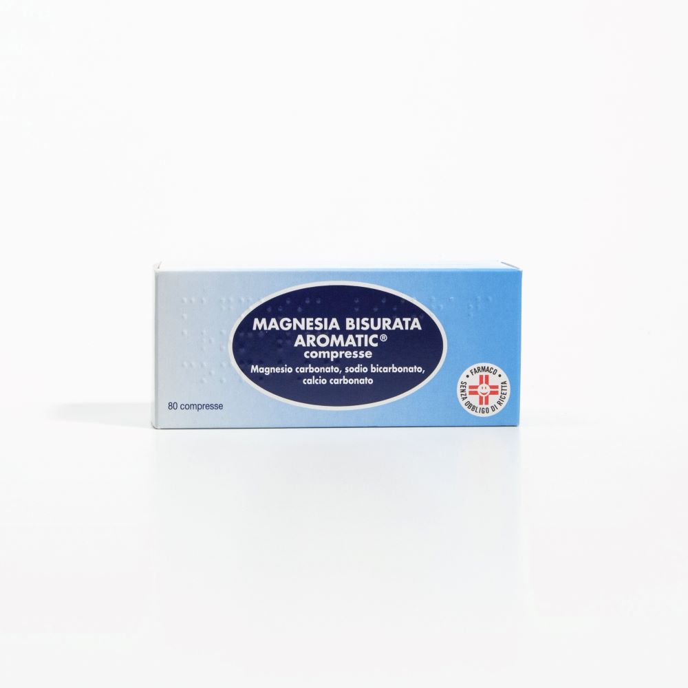 Magnesia Bisurata Aromatica 80 Pastiglie