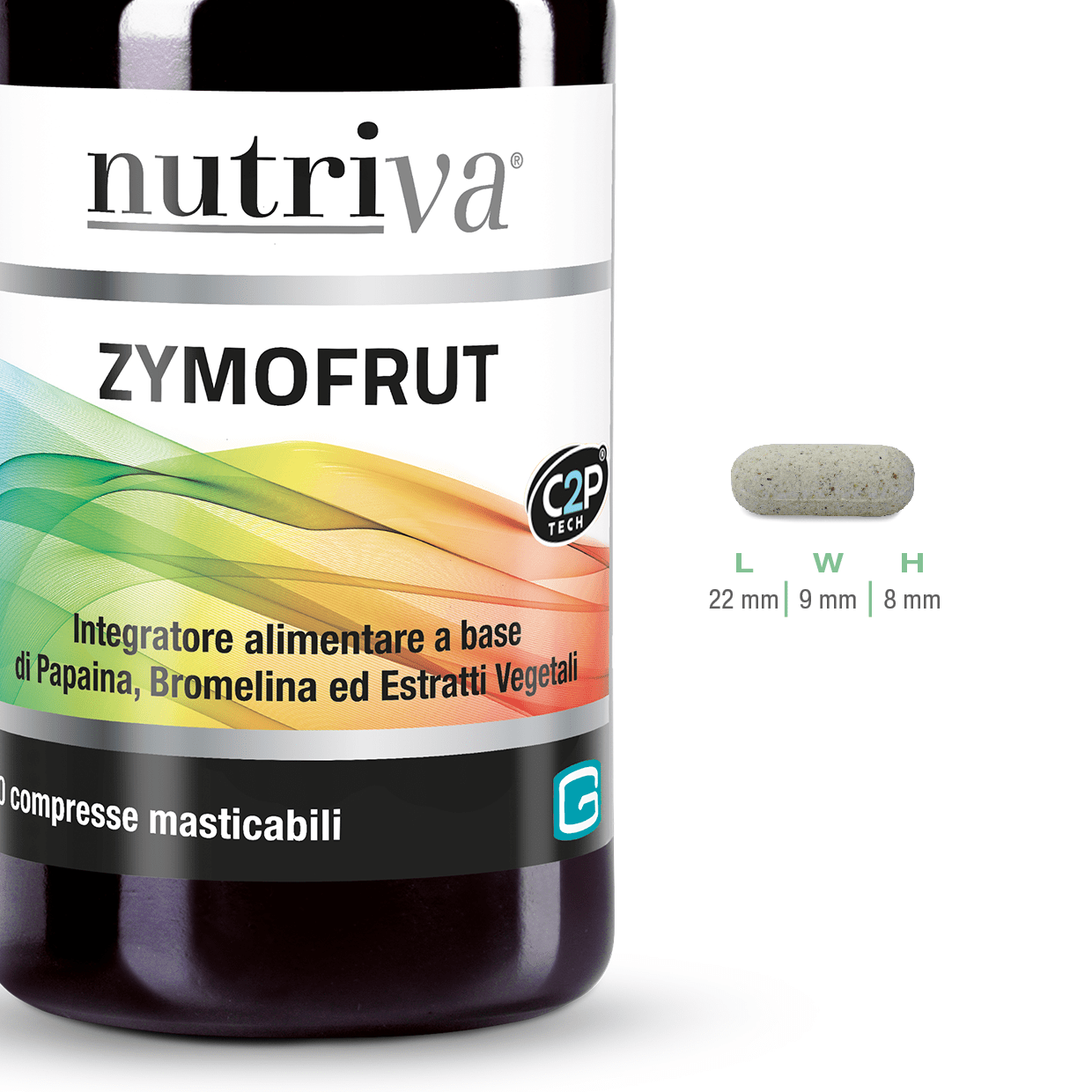 image - 922591223 - Nutriva Zymofrut 30 Compresse Masticabili - 4718722_3.jpg
