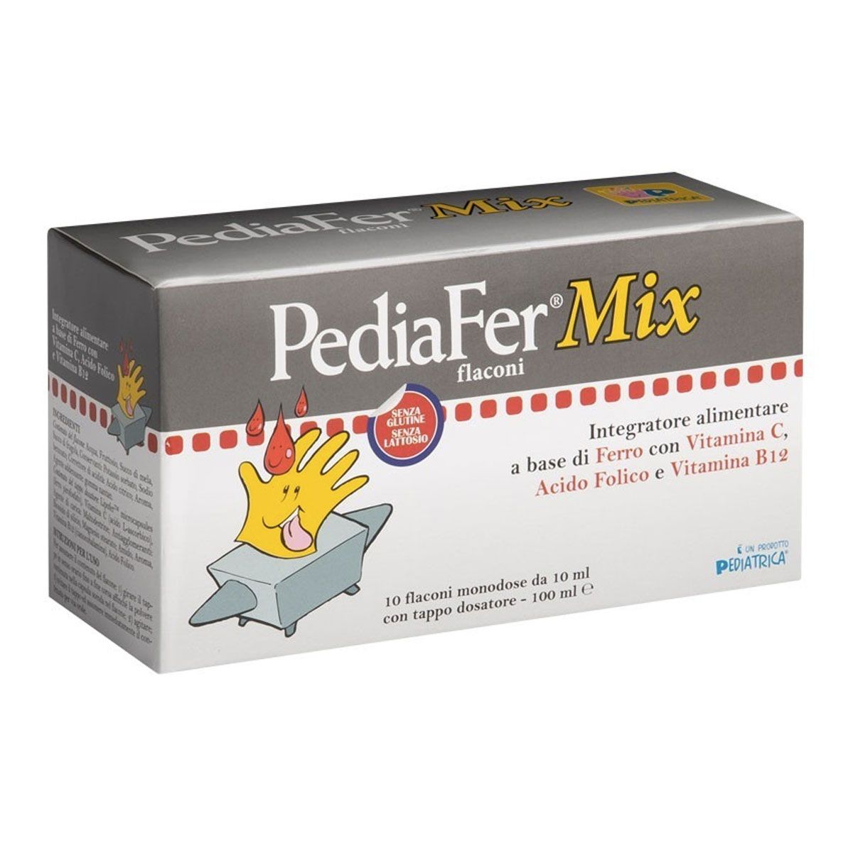 Pediafer Mix Integratore Ferro E Vitamina C Bambini 10 Flaconcini