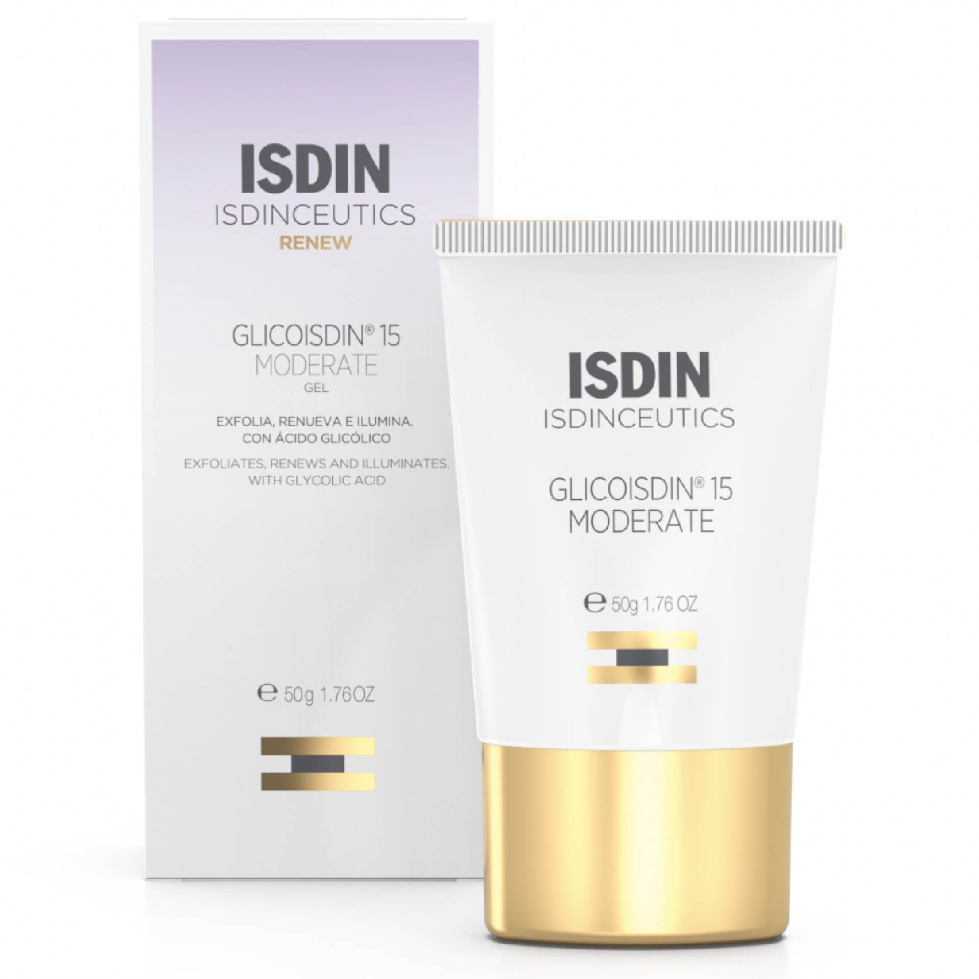 Isdinceutics Glicoisdin 15 Moderate Gel Viso Con Effetto Peeling 50ml