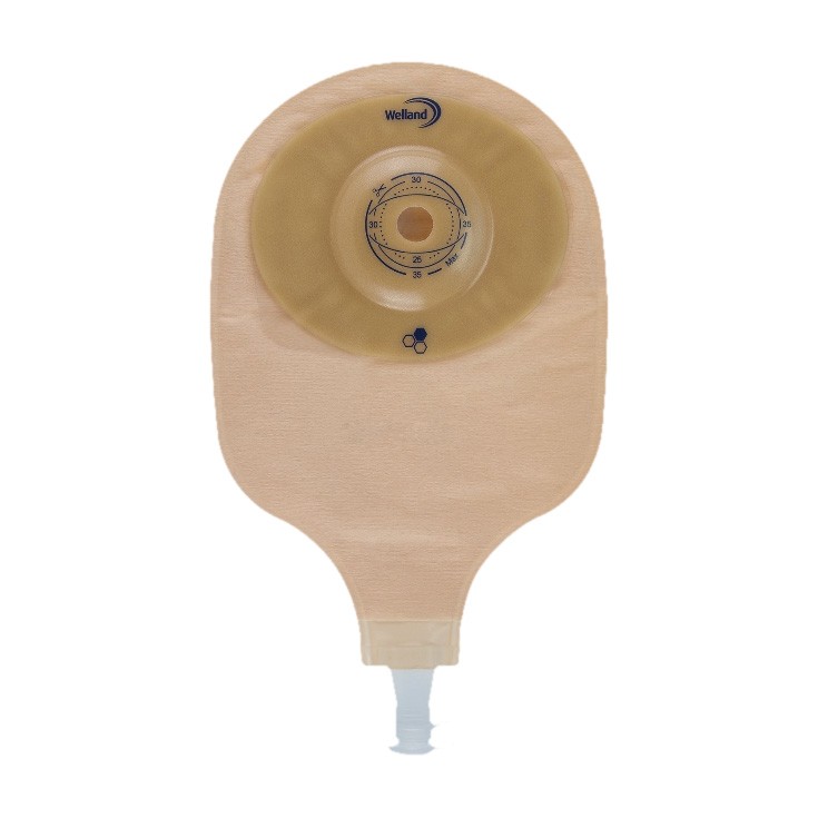 image - 973285505 - Sacca monopezzo per urostomia con rubinetto, barriera protettiva autoportante e convessit&agrave; termo-modulabile, rivestita in tessuto non tessuto, per la raccolta degli escreti in pazienti urostomizzati. - 4874960_2.jpg