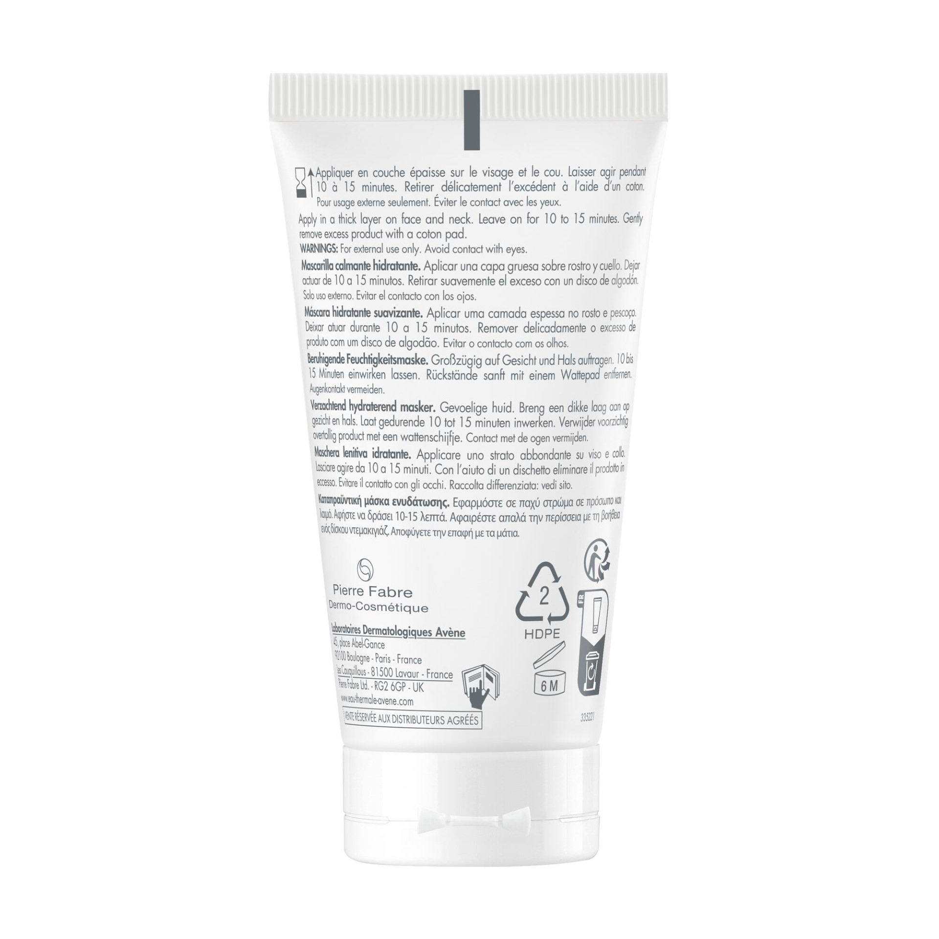 image - 987921400 - AVENE MASCHERA LENITIVA NUOVA FORMULAZIONE 50 ML - 4750099_6.jpg