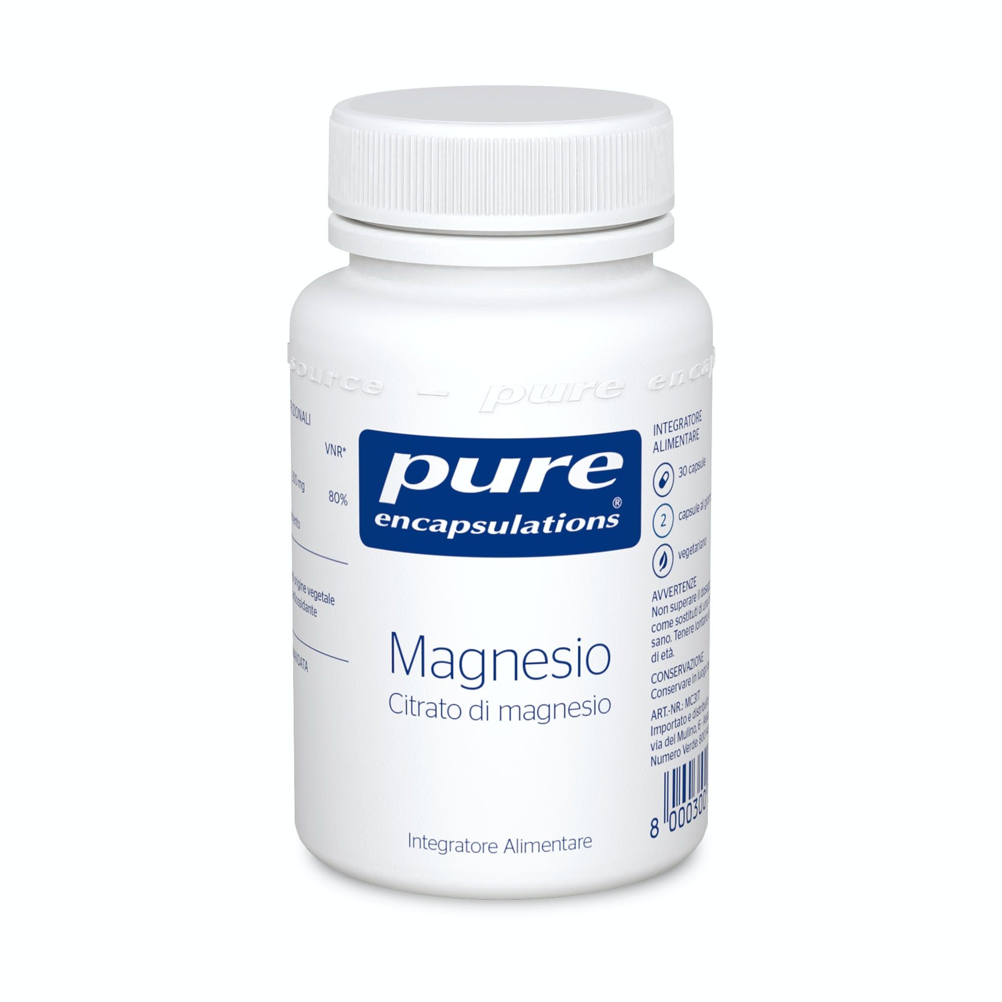 Pure Encapsulations Integratore Magnesio 30 Capsule