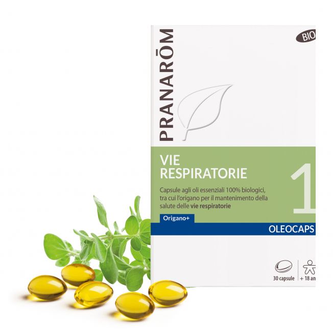 Pranarom Oleocaps 1 Integratore Vie Respiratorie 30 Capsule