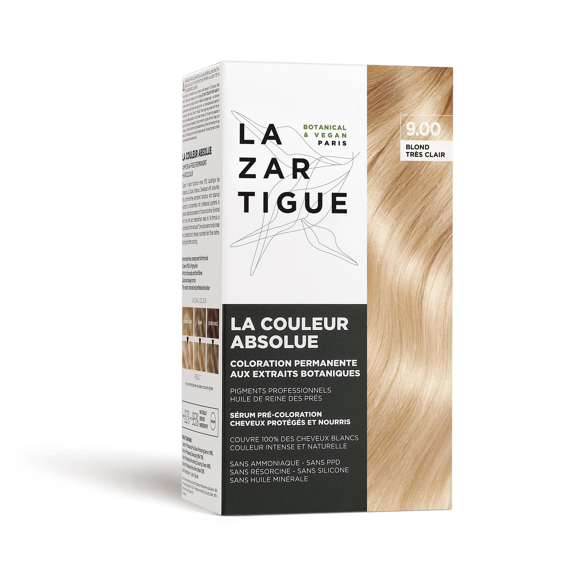 Lazartigue La Couleur Absolue Colorazione Permanente Capelli 9,00 Biondo Molto Chiaro